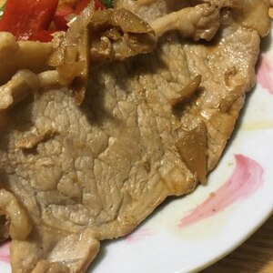 漬けこまず簡単やわらか豚肉の生姜焼き